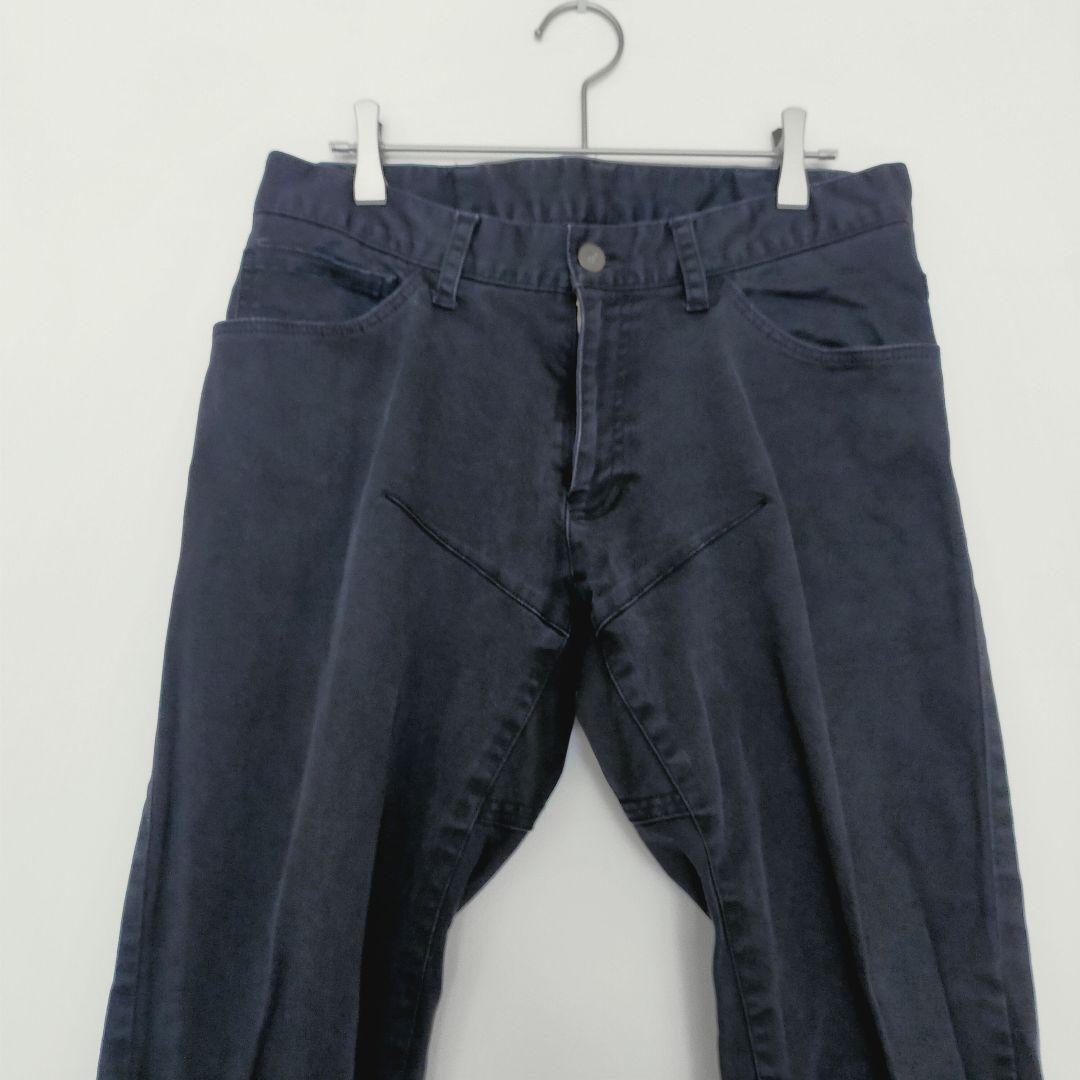 リンプロジェクト メンズ パンツ 黒 S 立体裁断 サイクリング 裾止め 自転車