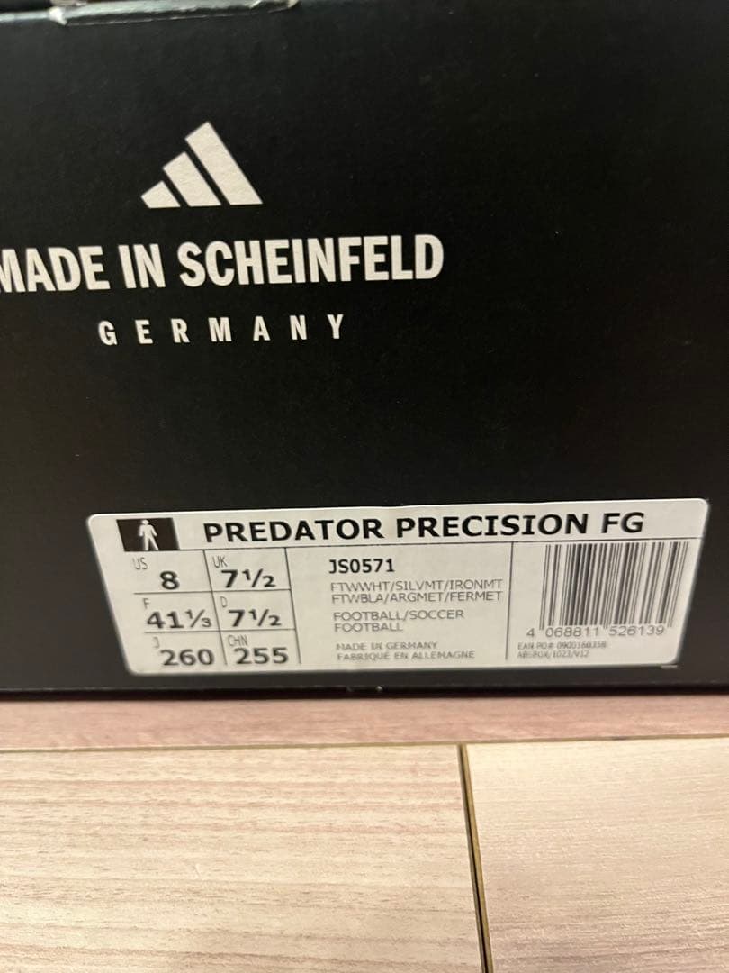 adidas アディダス プレデタープレシジョン FG 26.0