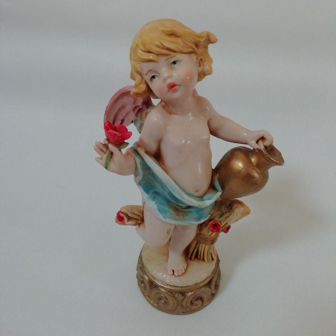 イタリア製　天使　樹脂製　4点セット