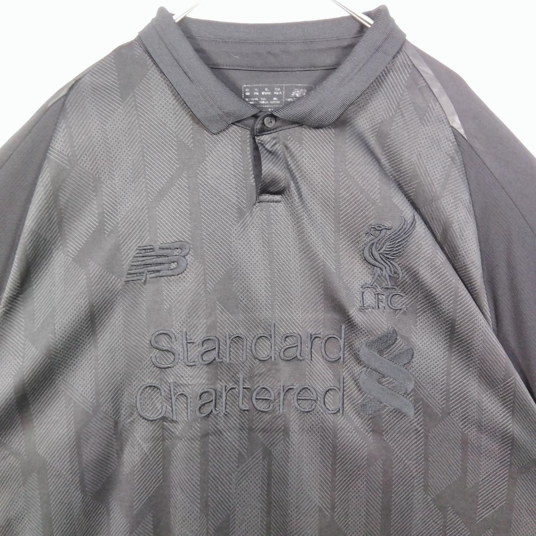 リバプール　限定ブラックアウトモデル　Liverpool 18-19 ポロシャツ