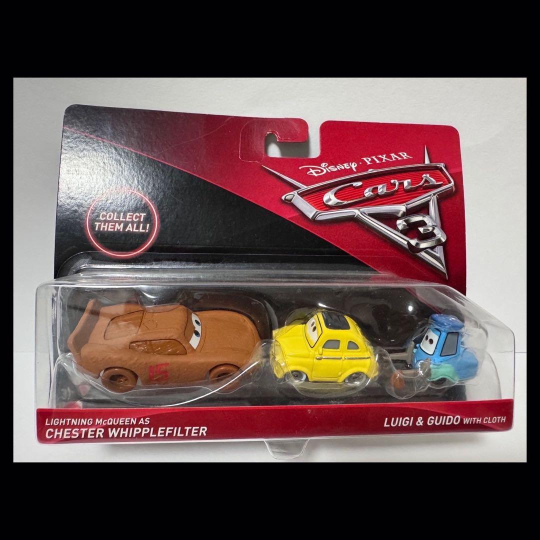 カーズ マックィーン チェスターウィップルフィルター & ルイジ & グイド