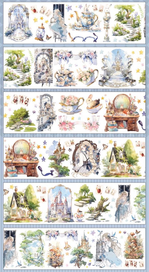 【M-338】涧月传说　森林下的童话树　1ループ　マステ切り売り