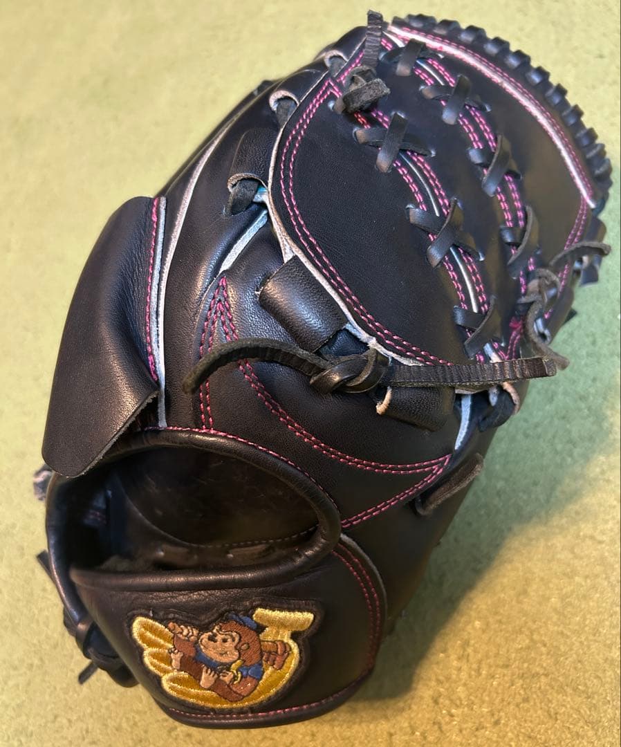 【極上・当たり個体】ごりら印 投手用グローブ ベースマン別注SKR型