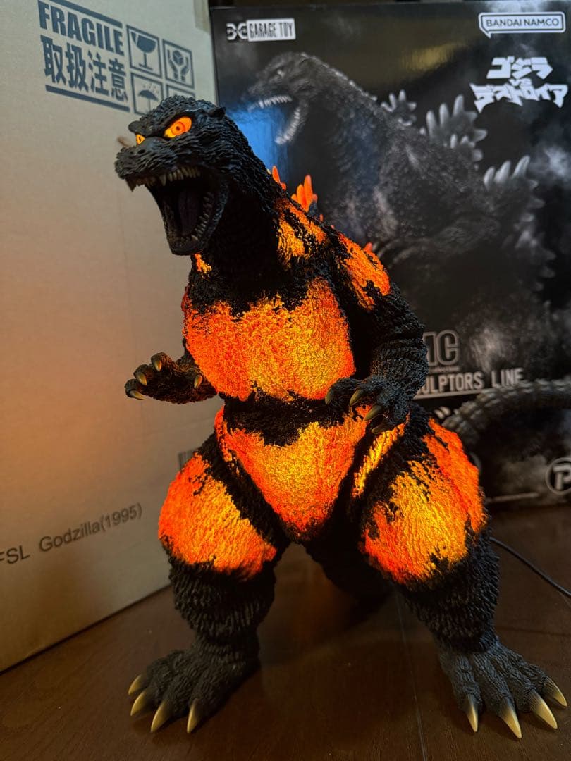 黒龍工房　リアルマスターコレクションゴジラ　1995 バーニングゴジラ
