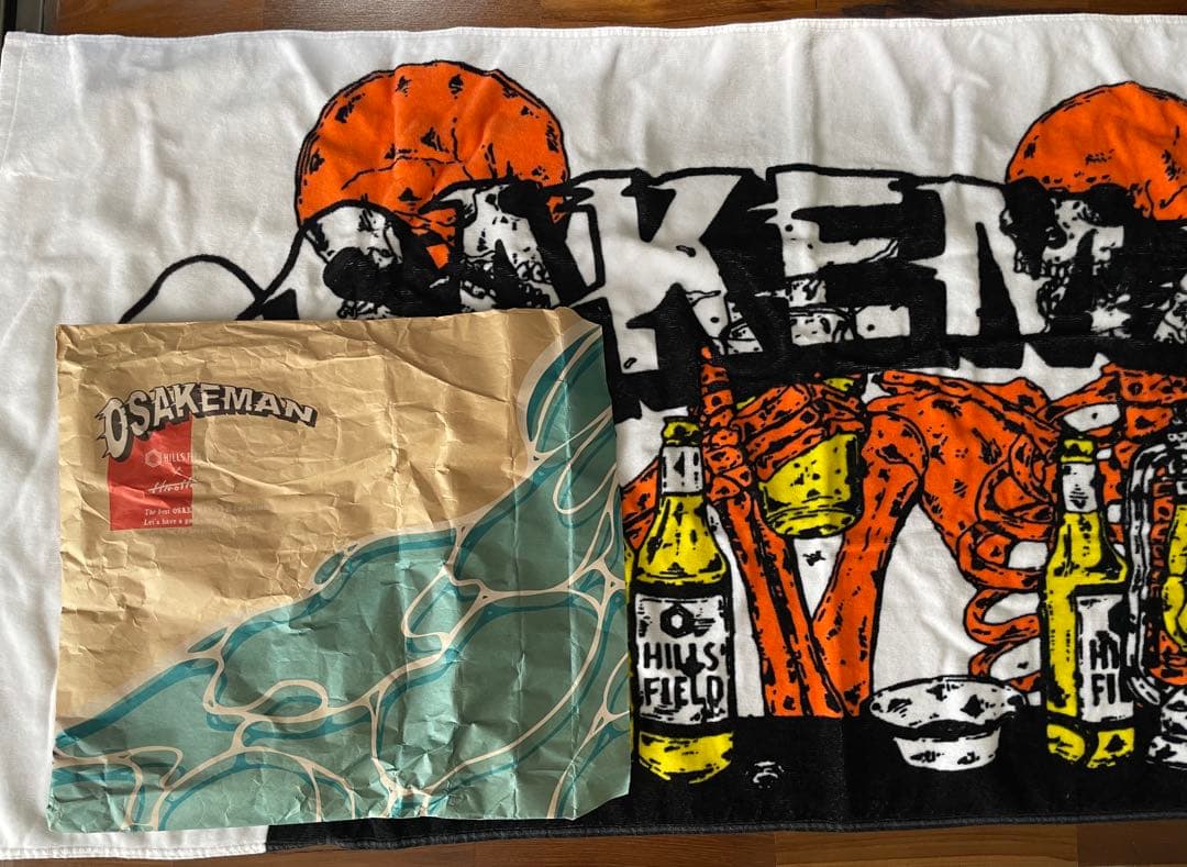 ヒルズフィールドOSAKEMAN SKULL バスタオル