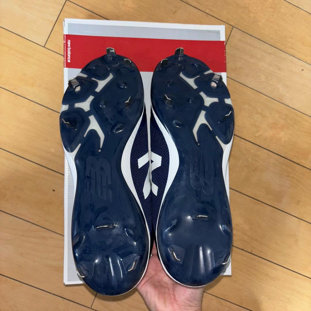 新品未使用 ニューバランス 野球 スパイク 30cm new balance 紺