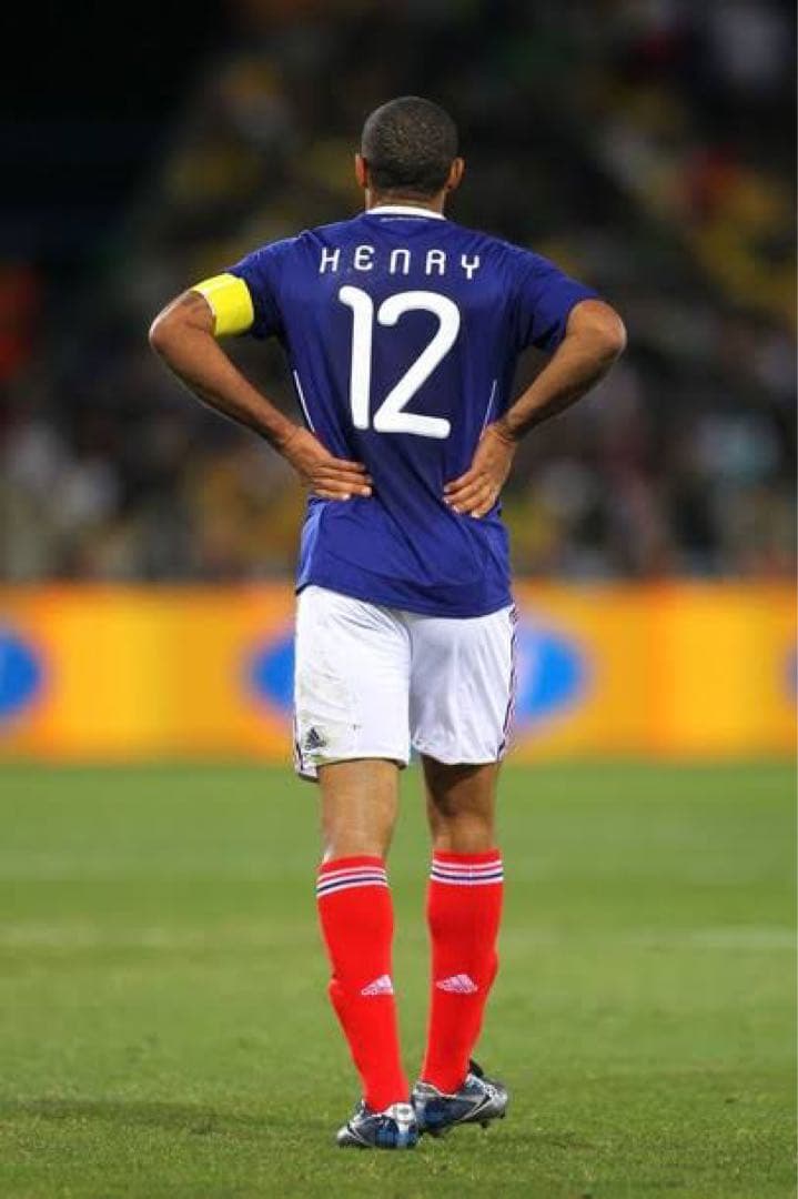 サッカー　フランス代表　アンリ #12　ユニフォーム　アーセナル　ワールドカップ