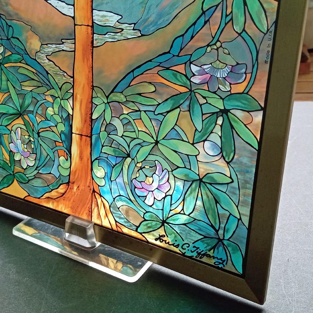 ルイスCティファニー ステンドグラスTree of Lifeグラスマスターズ社b