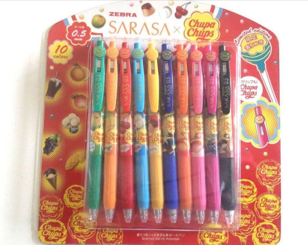 【新品・未使用】ゼブラ サラサクリップ 香りつき チュッパチャプス 10本セット