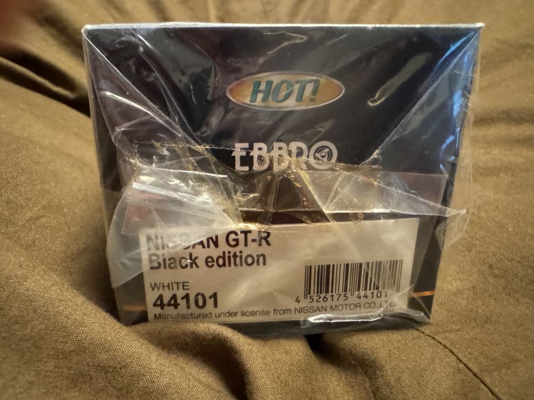 ＥＢＢＲＯ 1/43 日産 GT-R R35 ブラックエディション 2007
