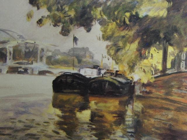 岡義実、『九月のアムステルダム』、希少な画集より、新品高級額