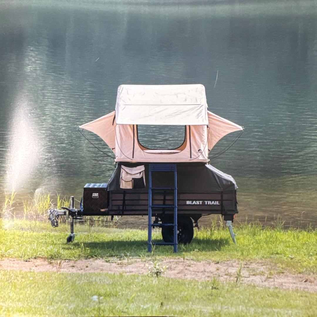 ルーフテント 防水キャンバス ダブルベッドサイズ