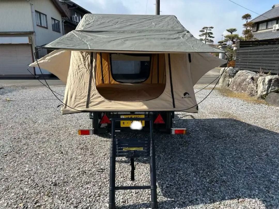 ルーフテント 防水キャンバス ダブルベッドサイズ