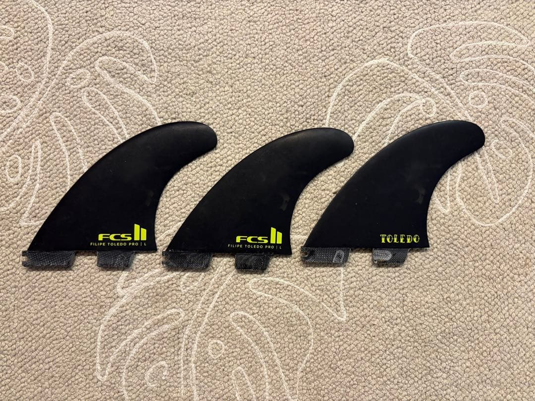 FCS II Filipe Toledo Pro II L フィン 3枚セット