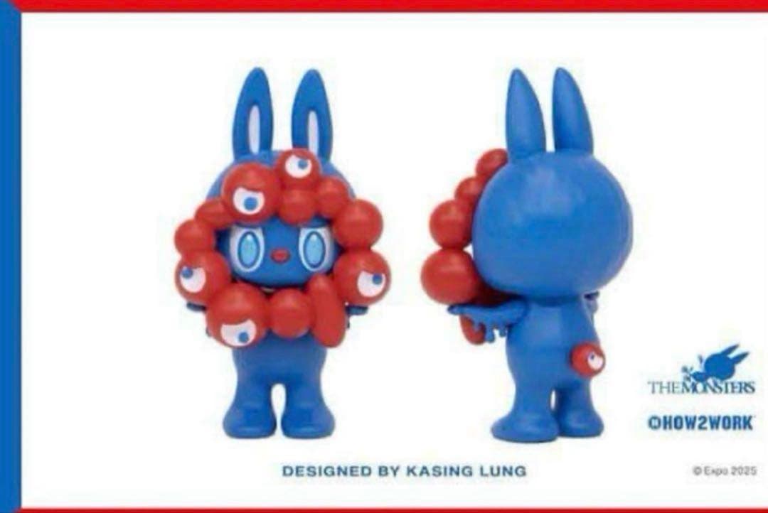 LABUBU MYAKU-MYAKU ストラップ付フィギュアlabubu 万博