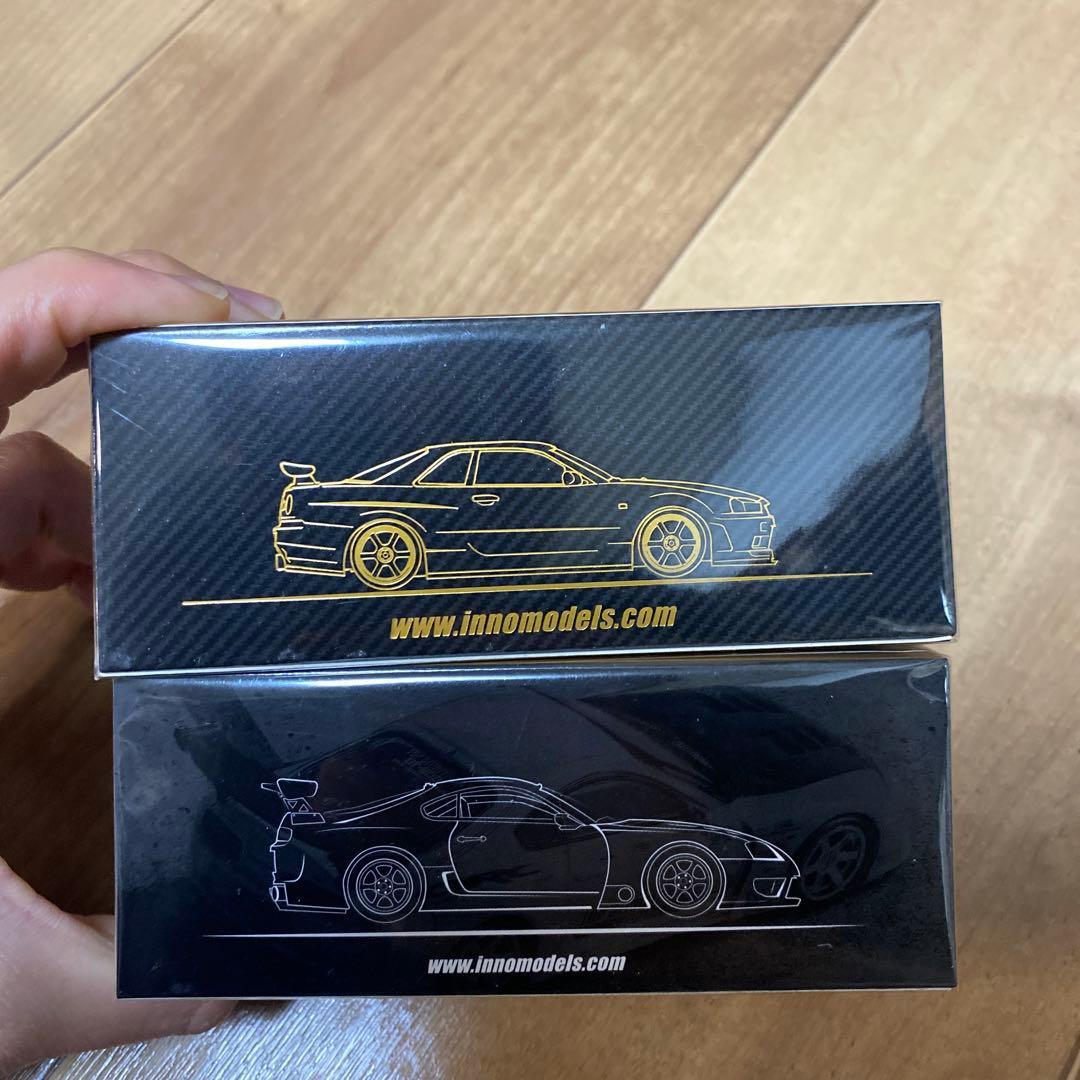 TOP SECRET GT-R R34 & スープラA80 ミニカーセット