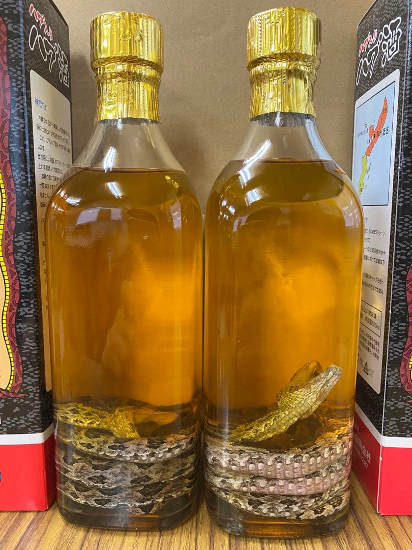 ハブ入り ハブ酒 40度 500ml 2本