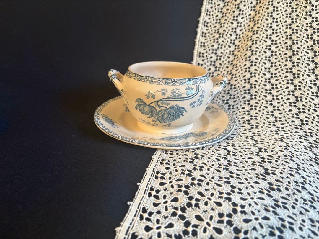 希少 サルグミンヌ窯 ROYAT ソーシエール フランス アンティーク