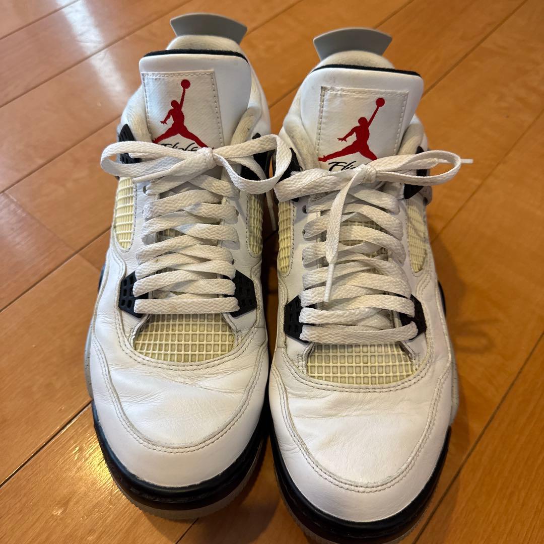 シューズ(男性用) NIKE GOLF AIR JORDAN 4 \"WHITE CEMENT\"