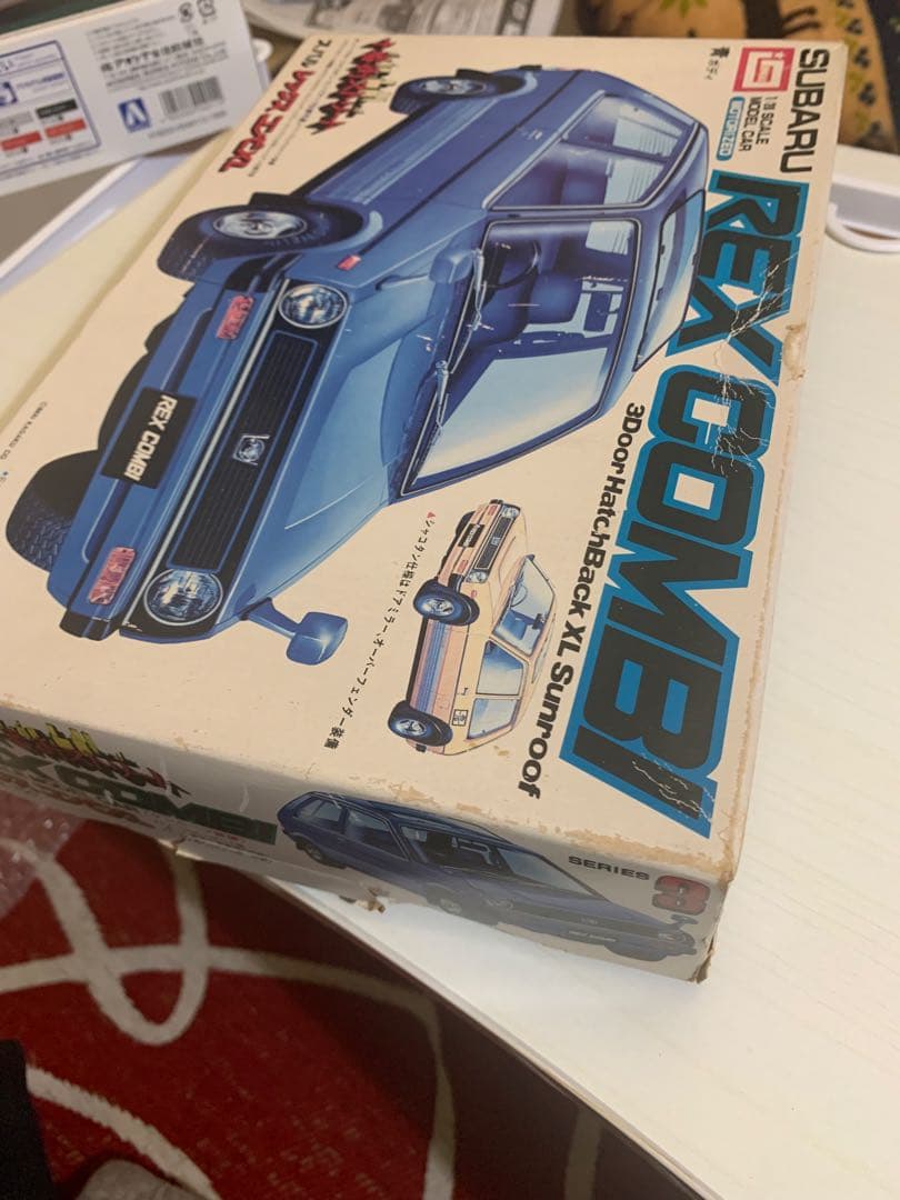 【未組み立て2個】SUBARU REX COMBI プラモデル レックス　現状品