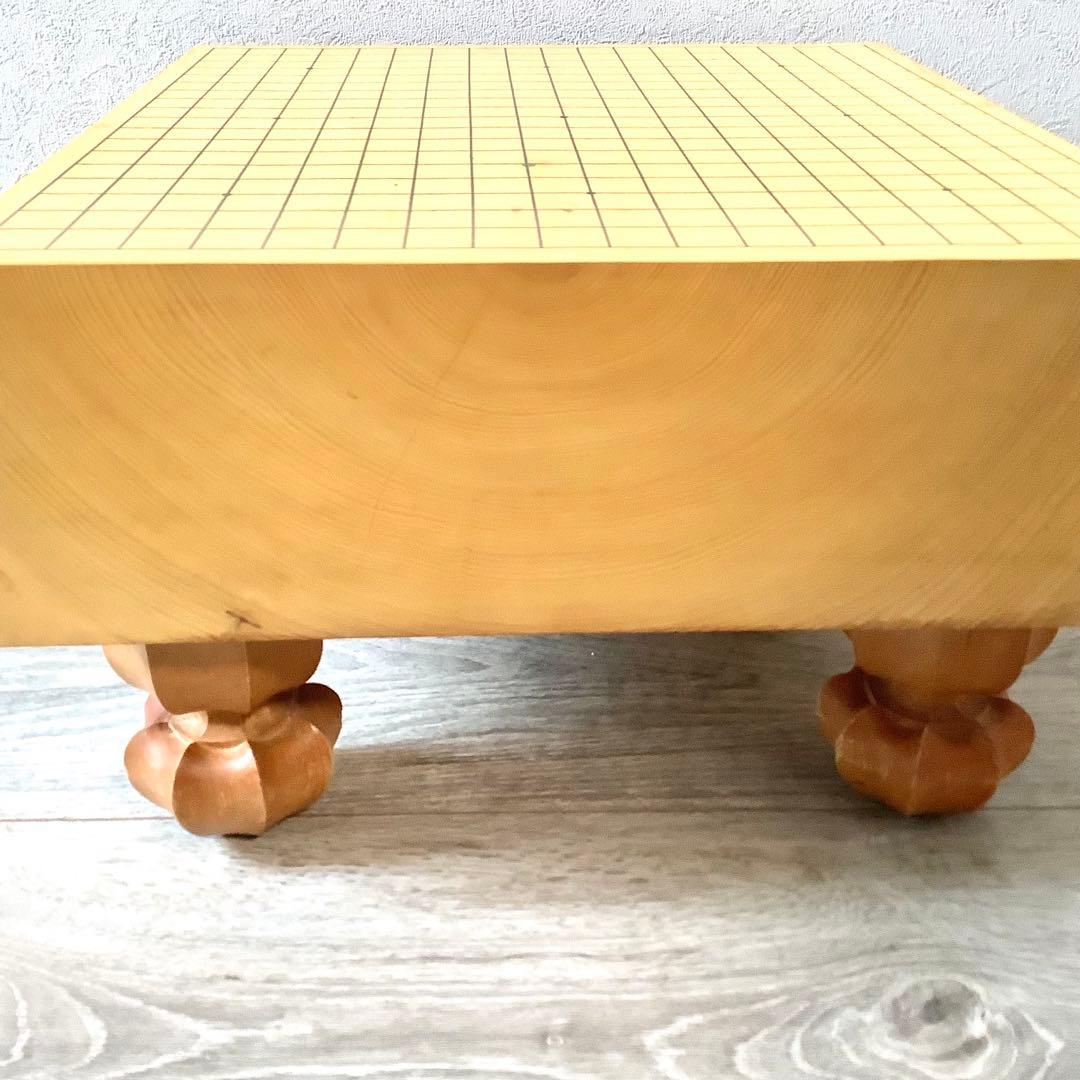 【希少】本榧 碁盤 脚付き 五寸盤 13cm 高級碁盤 美品