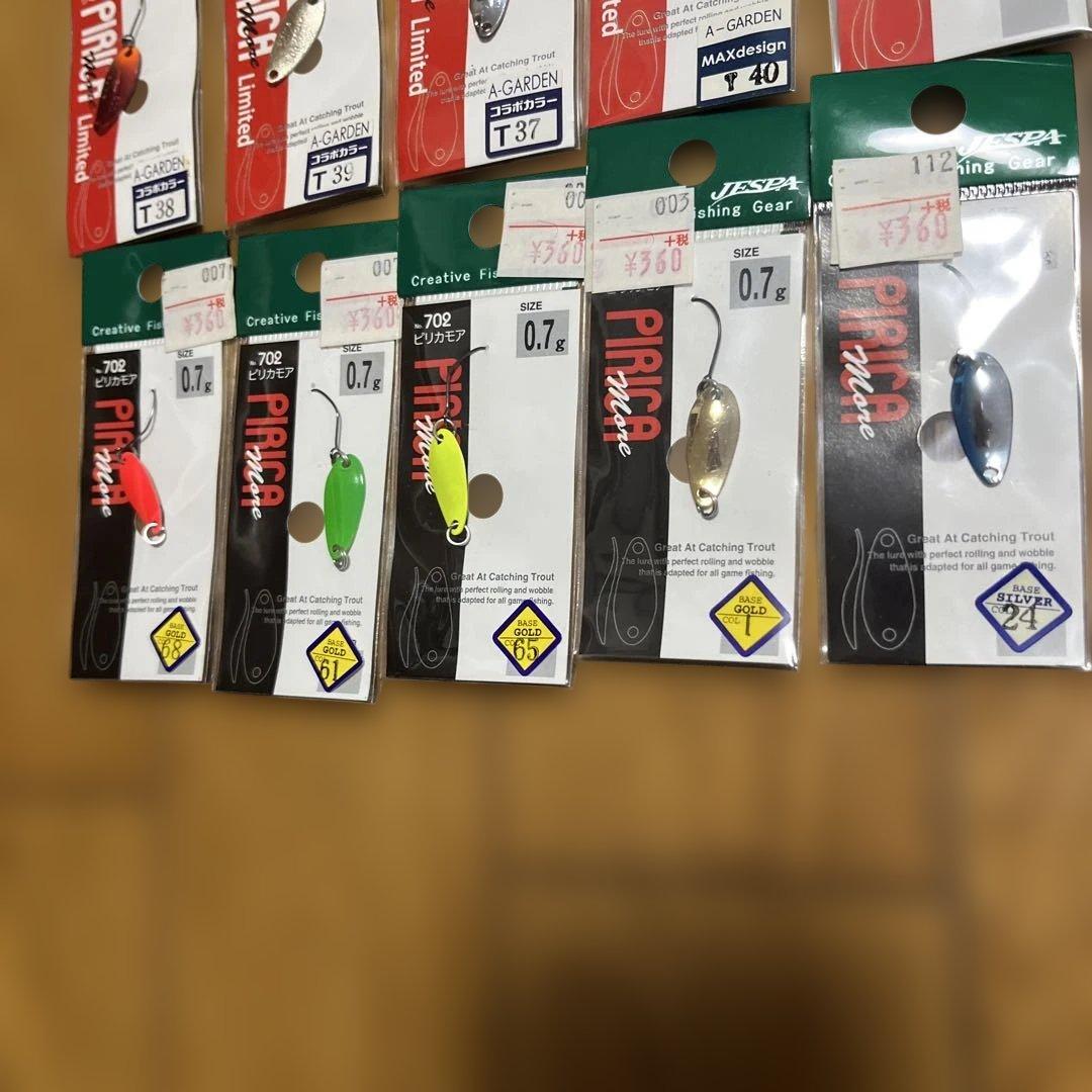 早い者勝ち！　新品　ヤリエ　トラウト　エリア用　スプーン75個セット