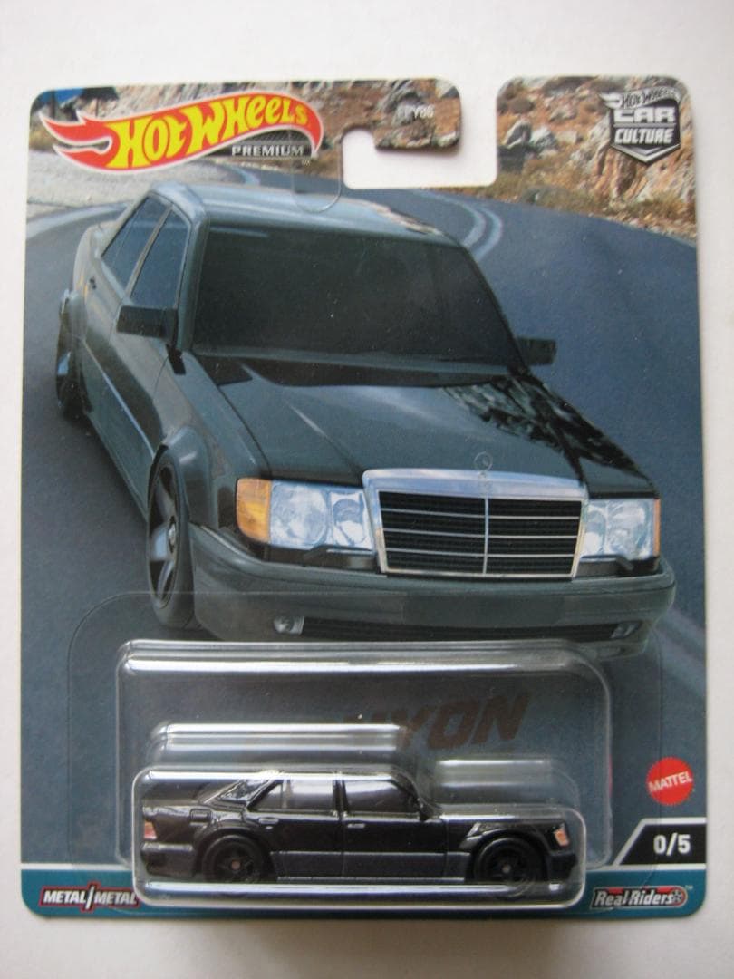 ミニカー HOT WHEELS MERCEDES-BENZ 500E
