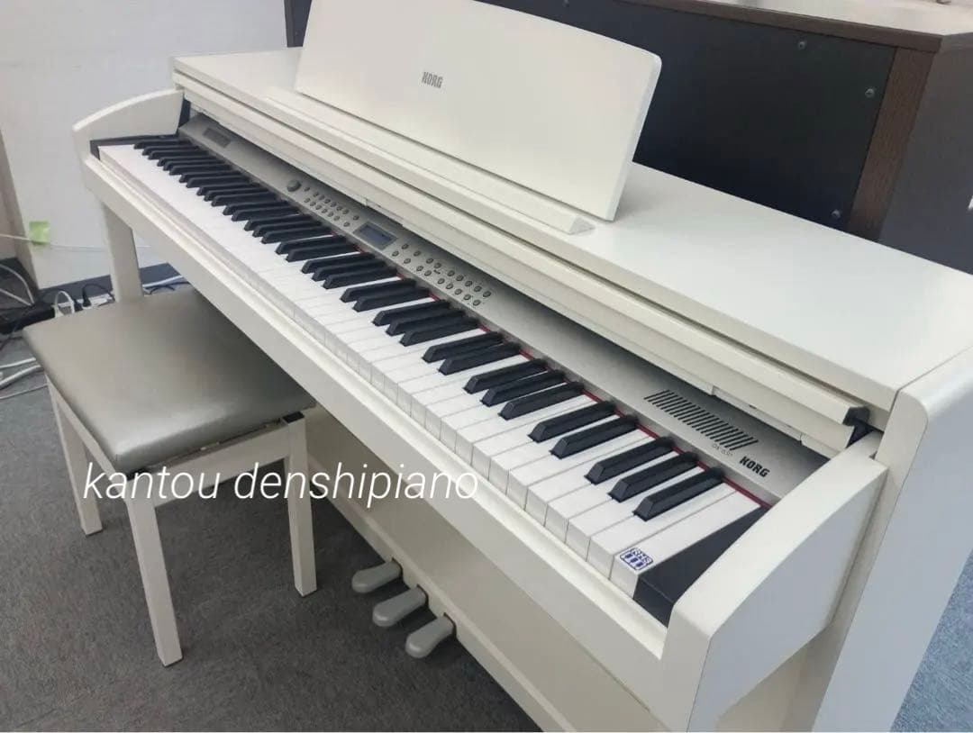 美品 KORG DK-650WH 88鍵盤 スリムデザイン 電源ケーブル新品