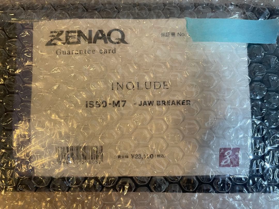ゼナック INQLUDE/インクルード IS90-M7 JAW BREAKER