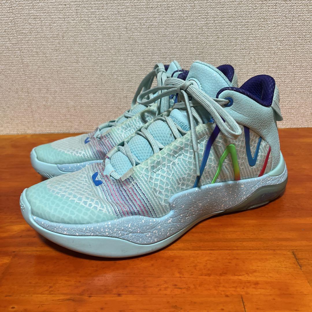 ニューバランス バスケットシューズ 25.5cm ミントブルー