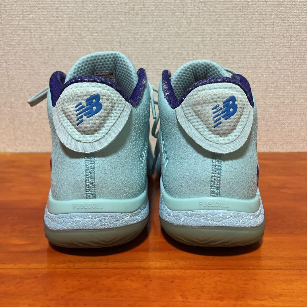 ニューバランス バスケットシューズ 25.5cm ミントブルー