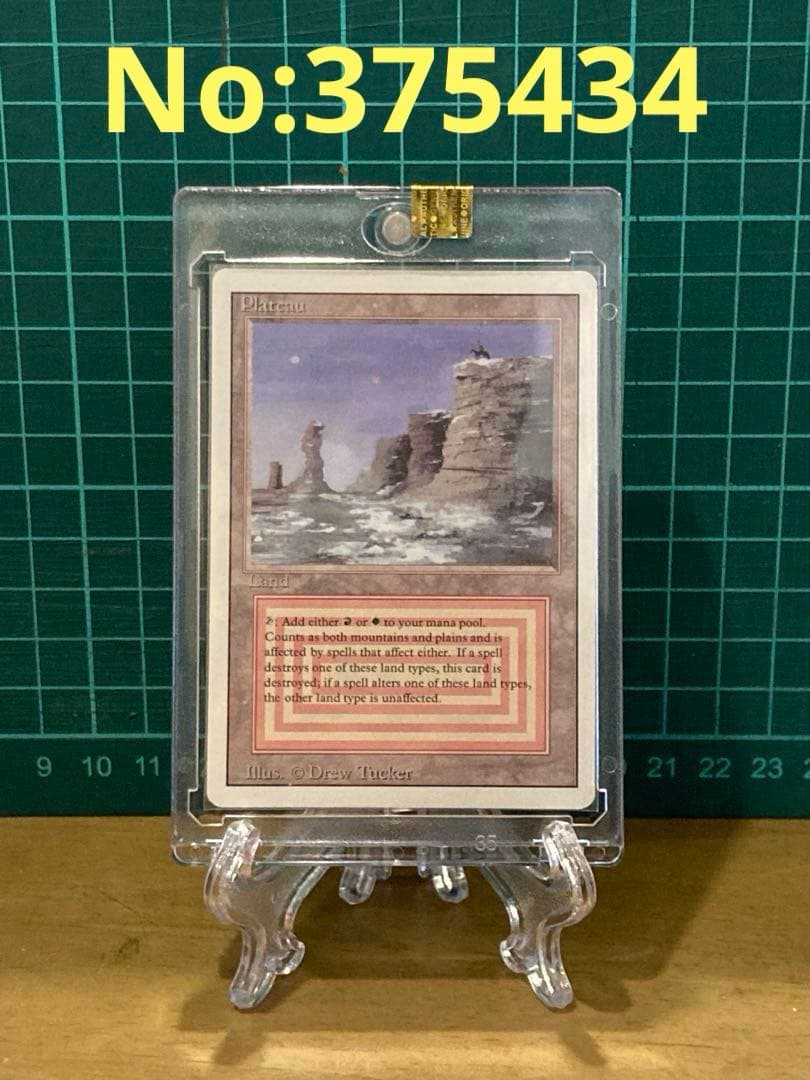 美品　MTG デュアルランド Plateau 再録禁止 3ED リバイズド 旧枠