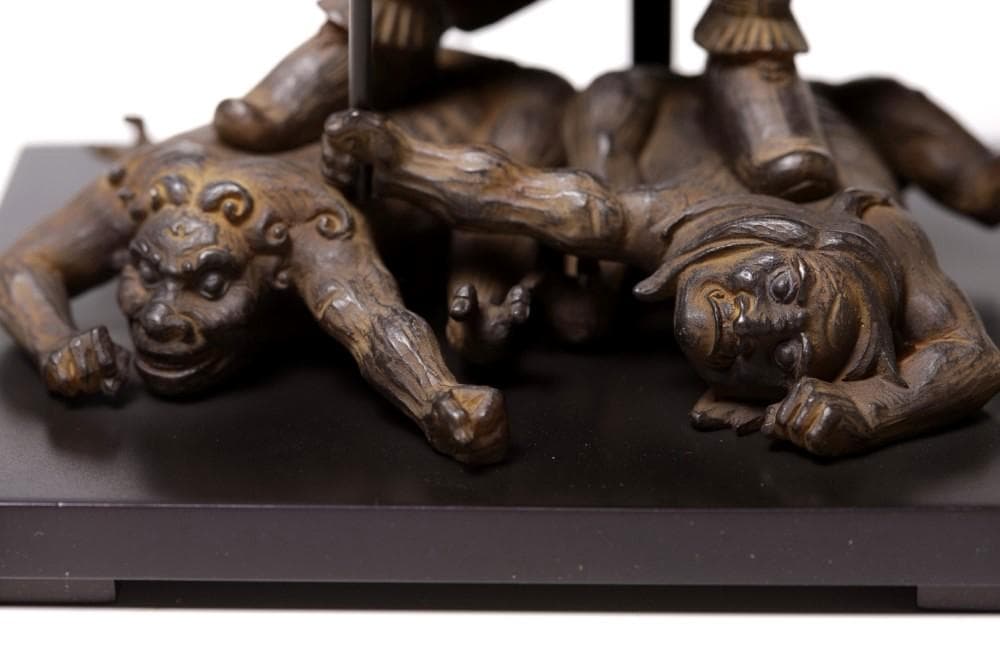 ★新品同様★イスム TanaCOCORO 掌 仏像 毘沙門天★11