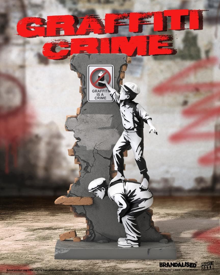 バンクシーグラフィティ・クライム３Dフィギュア【グラフィティアート】【トイ】