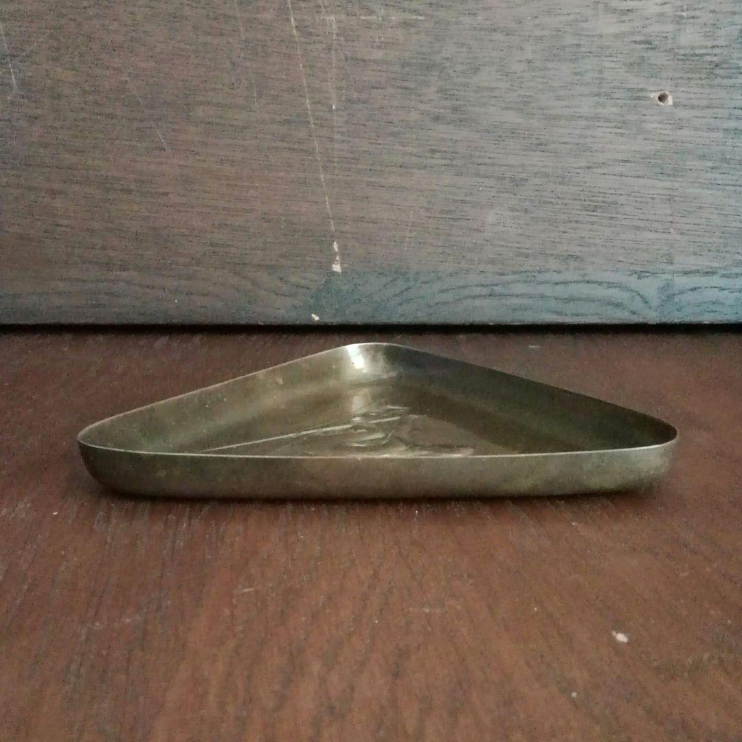 逸品　貴重なWMFアールデコ　三角トレー　真鍮　ヒトラーユーゲント　ドイツ