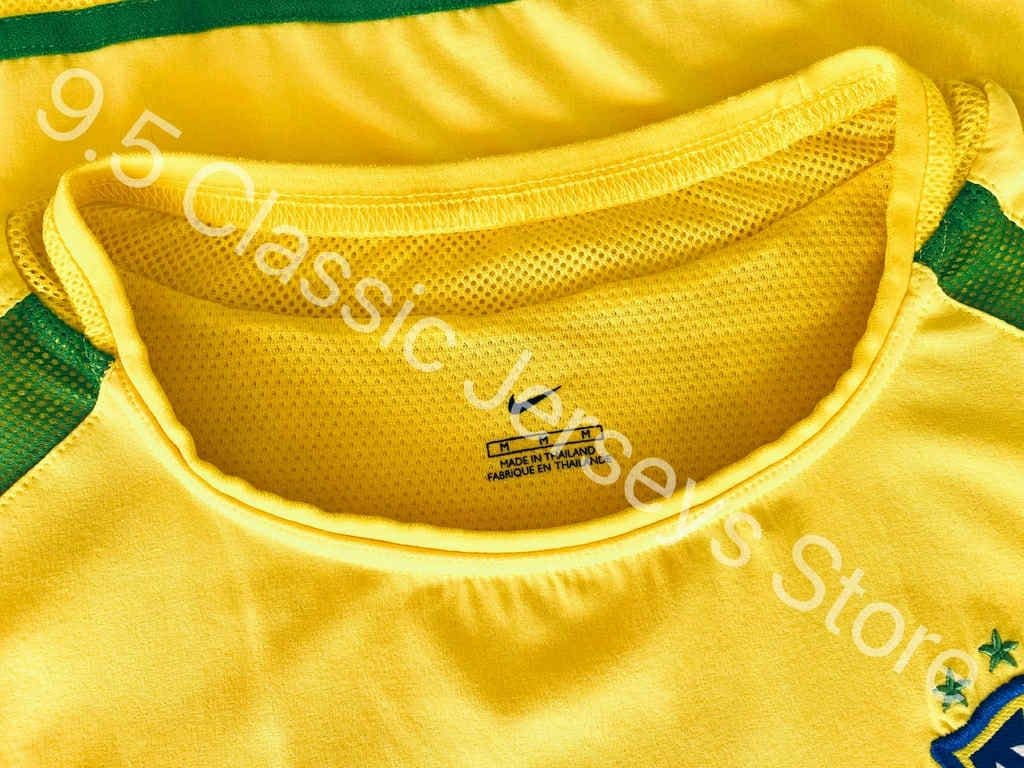 ブラジル代表 2002 ホーム ユニフォーム 長袖 選手仕様