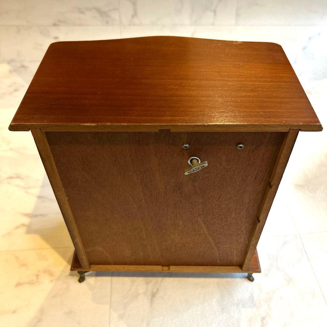 希少 TOYO 木製オルゴール付きジュエリーボックス日本製・1970〜80年代