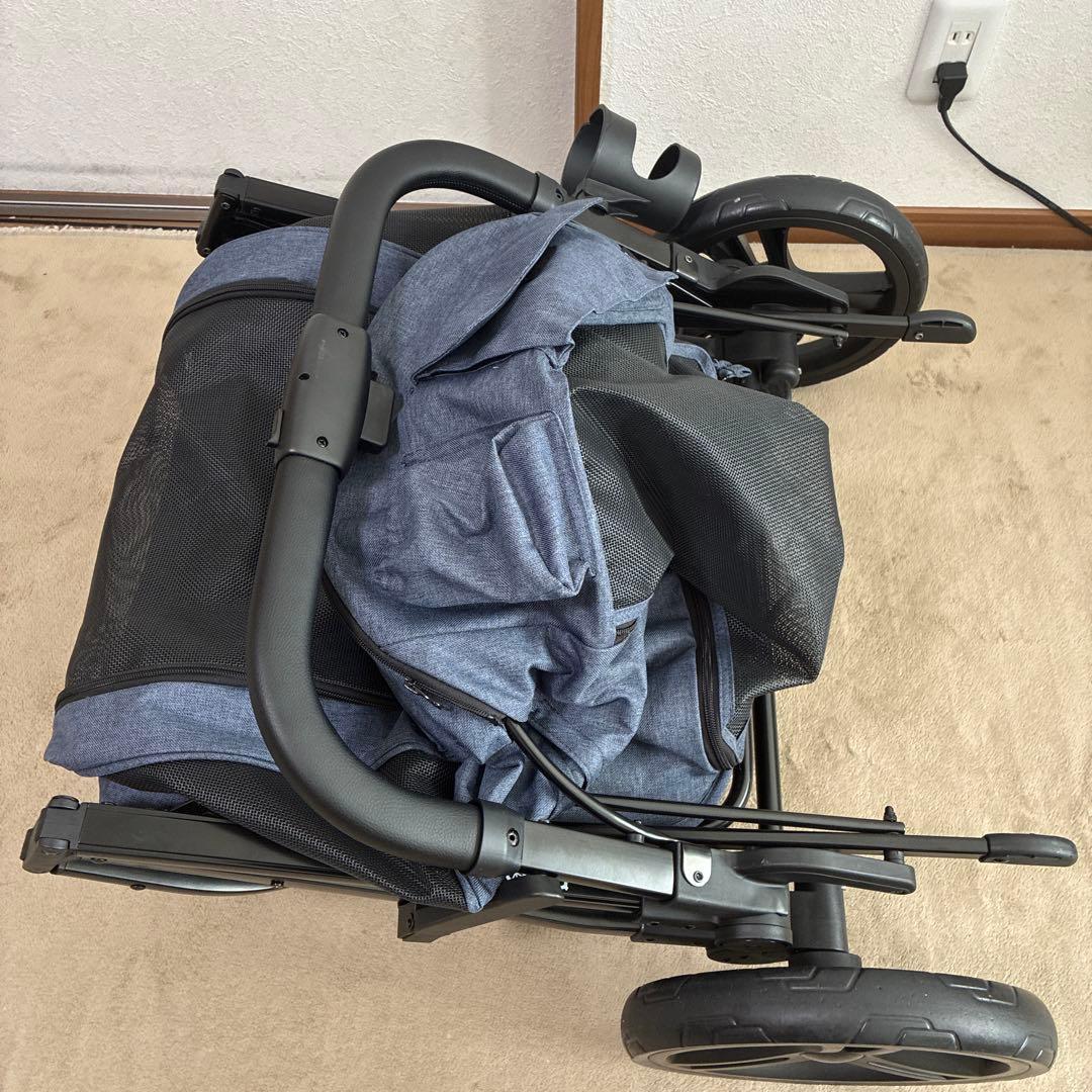 smooca 大型ペットカート キャリー 大型 デニム　保証書付き