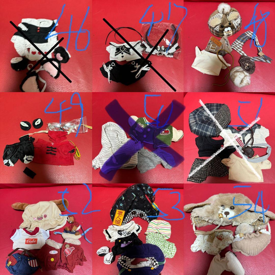 20㎝ぬいぐるみ服　着せ替え