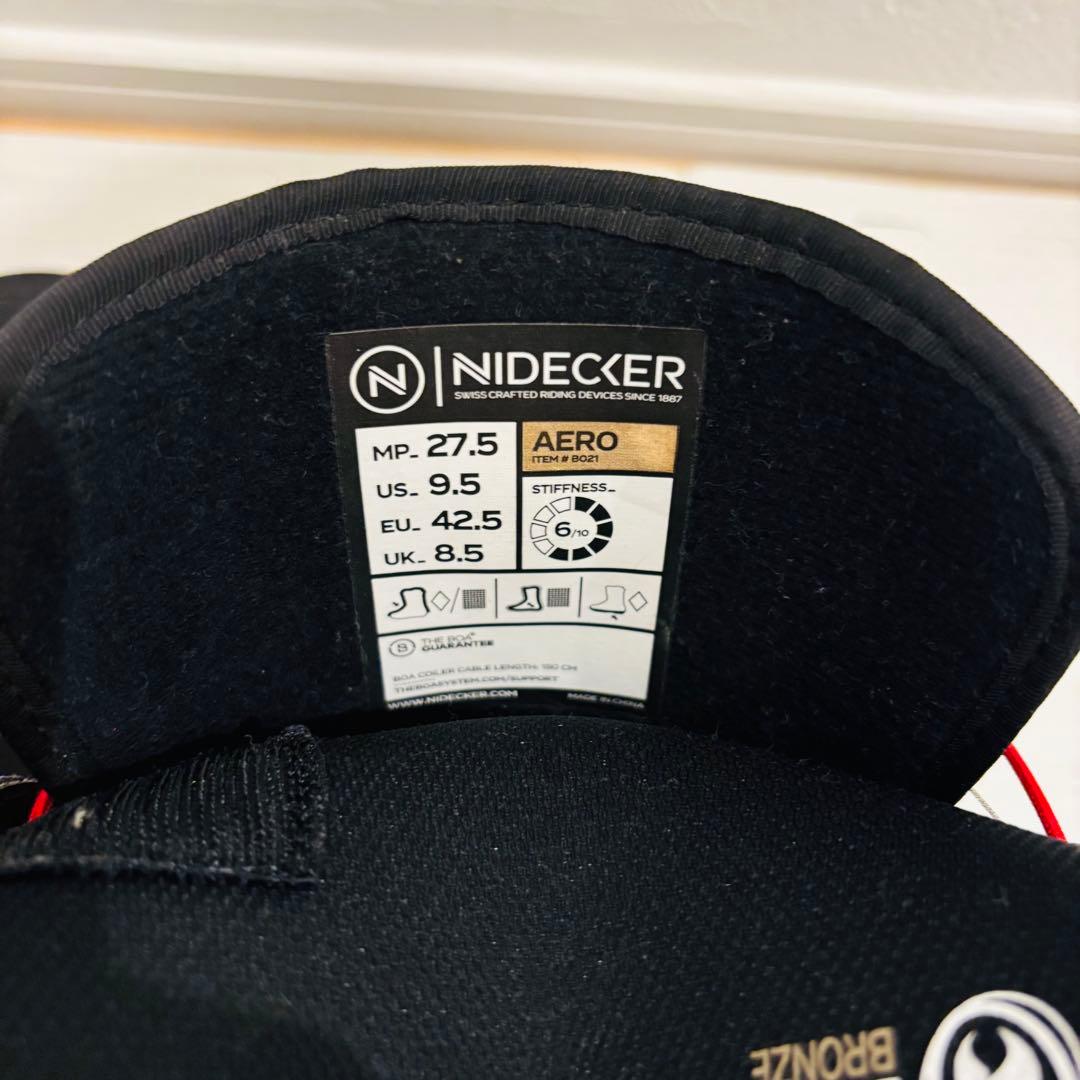 NIDECKER AERO BOA 27.5cm スノーボードブーツ 美品