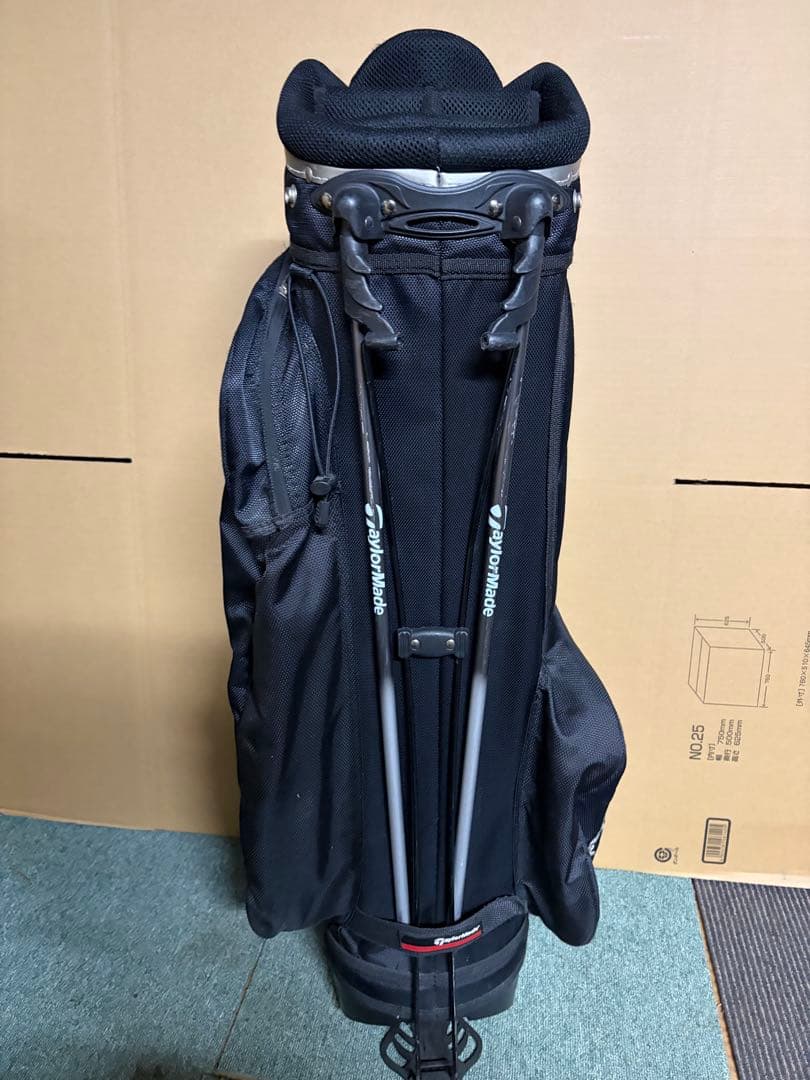 テイラーメイド ゴルフ キャディバッグ スタンド ブラック