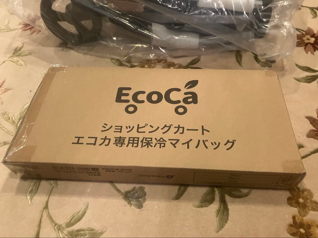 【新品未使用】ECOCA エコカ プレミア ショッピングカート　ブラック