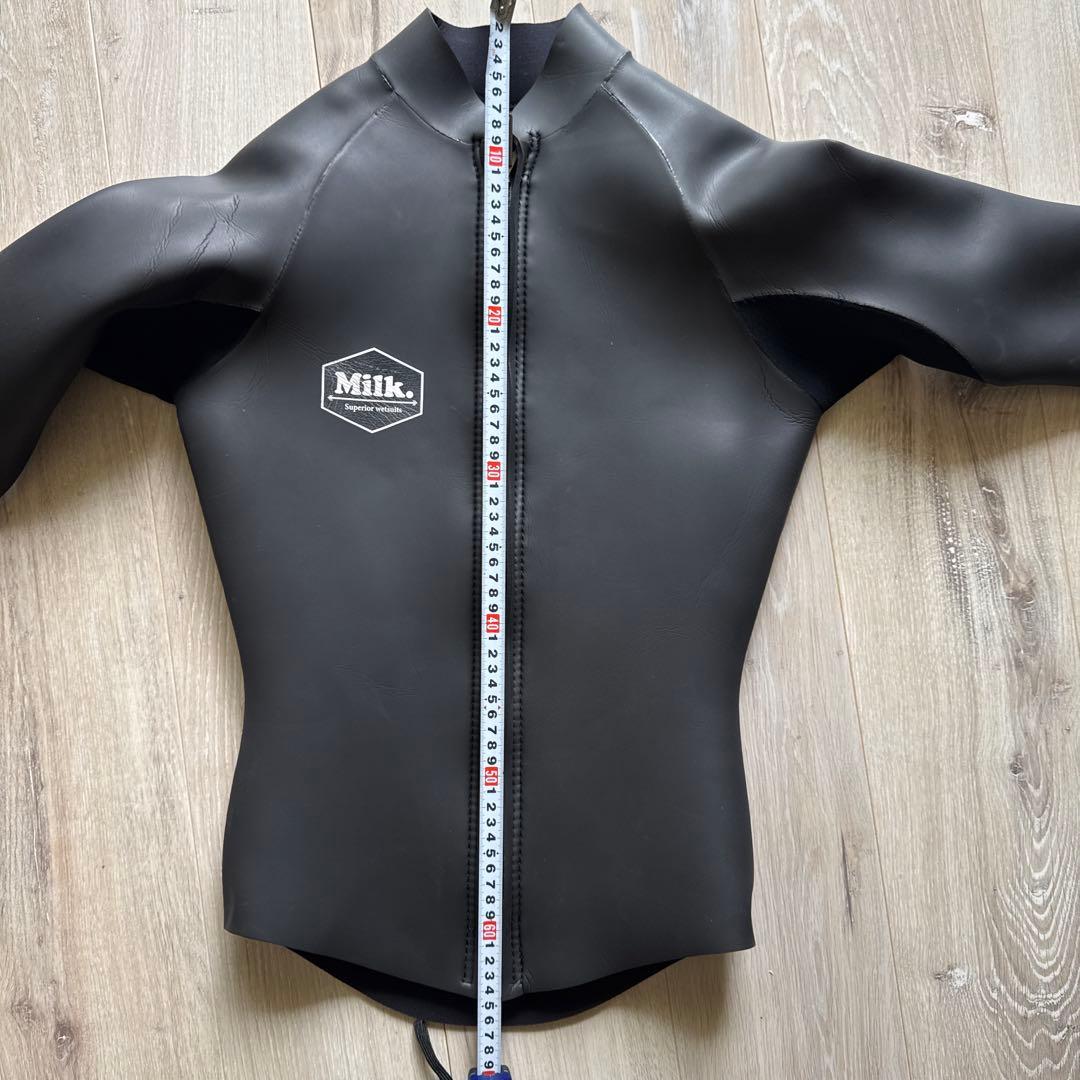 セット　ロングジョン＆タッパー（長袖ジャケット）M ウェットスーツMilk