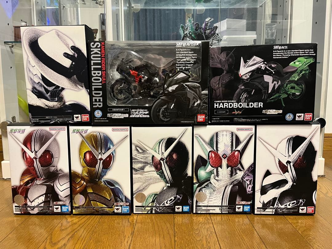 仮面ライダーW 真骨頂 6体＋バイクセット