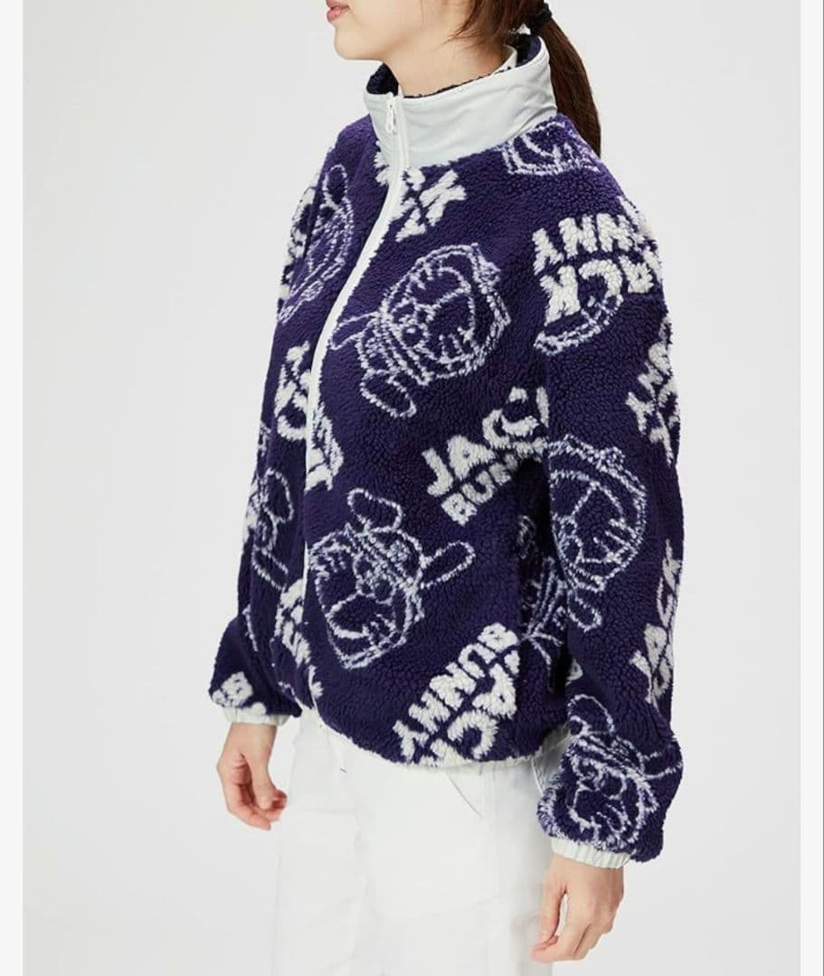 値下げ‼️ジャック・バニー フリースジャケット ネイビー