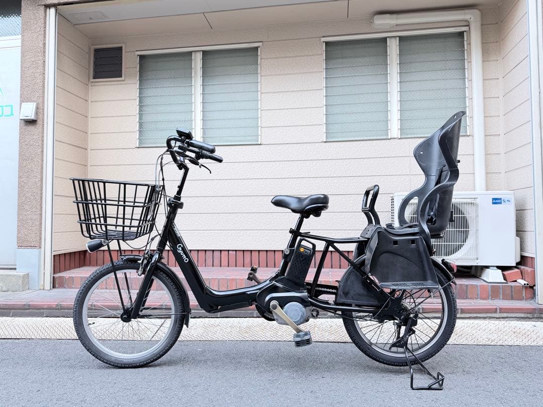 子供乗せ　パナソニック　電動アシスト自転車 Gyutto チャイルドシート付き