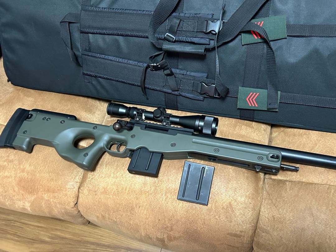 東京マルイ L96 AWS ODカラー（スコープ・マガジン・ソフトケース付き）