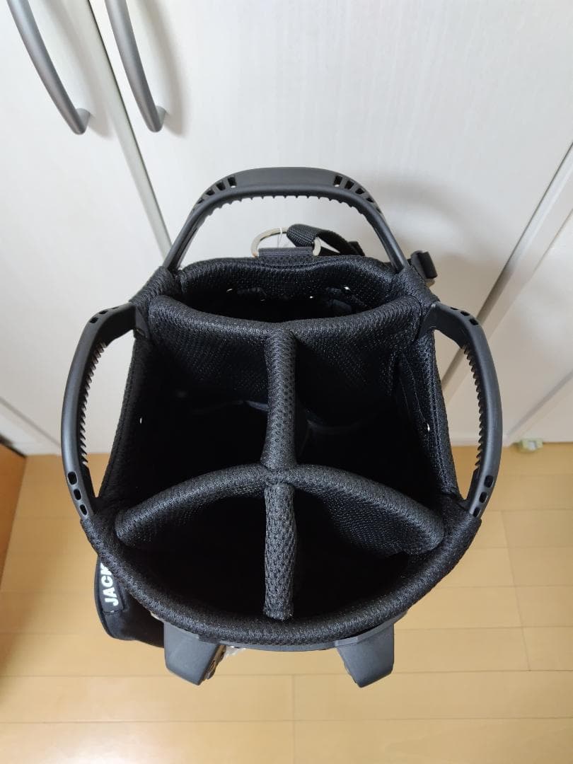 【新品】ジャックバニー スタンドキャディバッグ ブラック