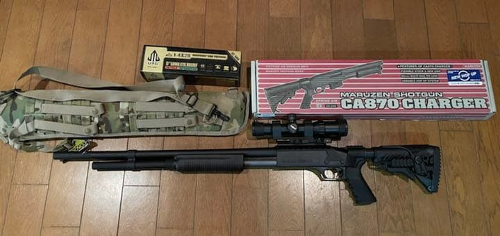 マルゼン　CA870 チャージャー　ロングバレルカスタム　エアガン　エアコキ