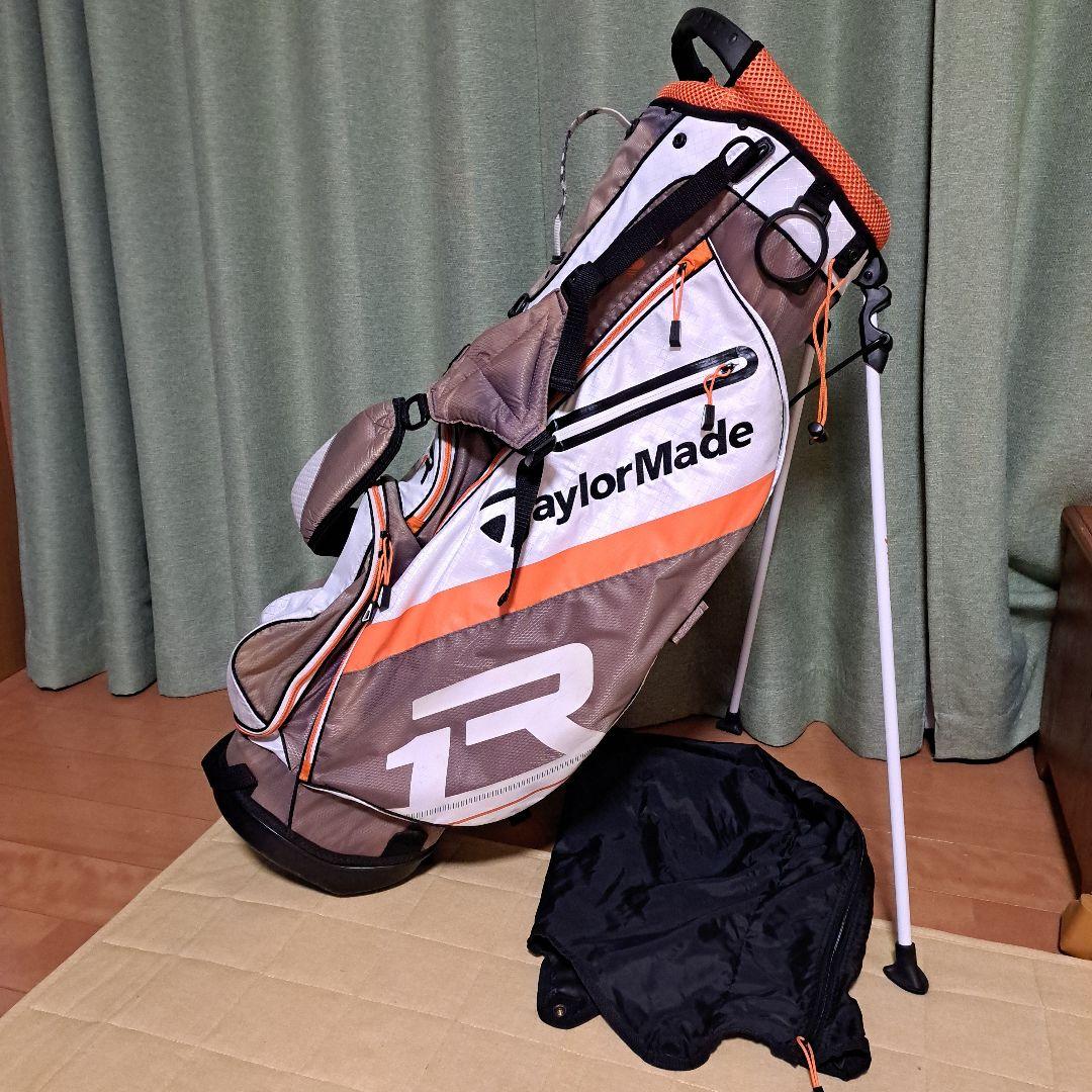 TaylorMade スタンド付きゴルフバッグ.フード付き.9.5インチ。